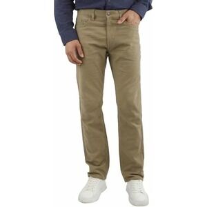 NEW Jachs New York Men's Size 40x29 Tan Straight Fit 5 Pocket Flex Waistband